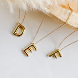 Bubble Initial Necklaces