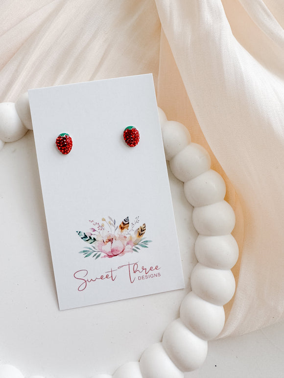 Strawberry Studs