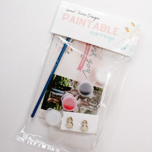 Christmas Mini Paintable Earring Kits